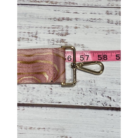 Kenzie adjustable strap for interchangeable bags 58inches Long |pink & gold - Picture 4 of 4
